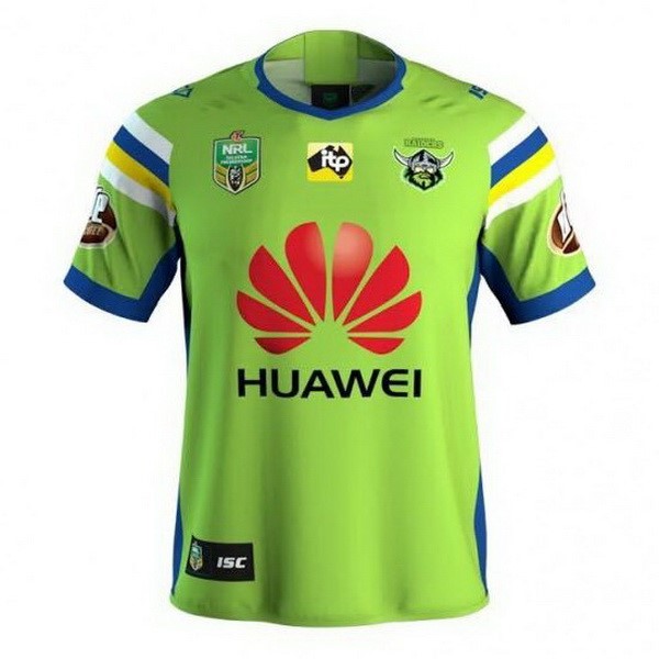 Maillot Rugby Canberra Raiders Domicile 2018 Vert